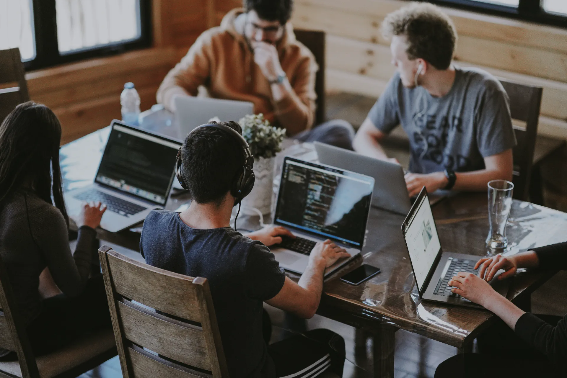 People working together